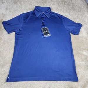 Deolax Men’s Moisture Wicking Polo Shirt Blue Size S #623